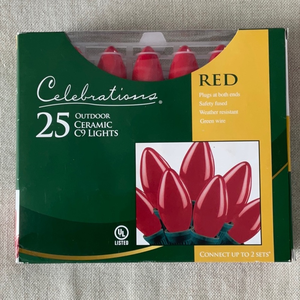 Celebrations Outdoor Ceramic C9 Lights